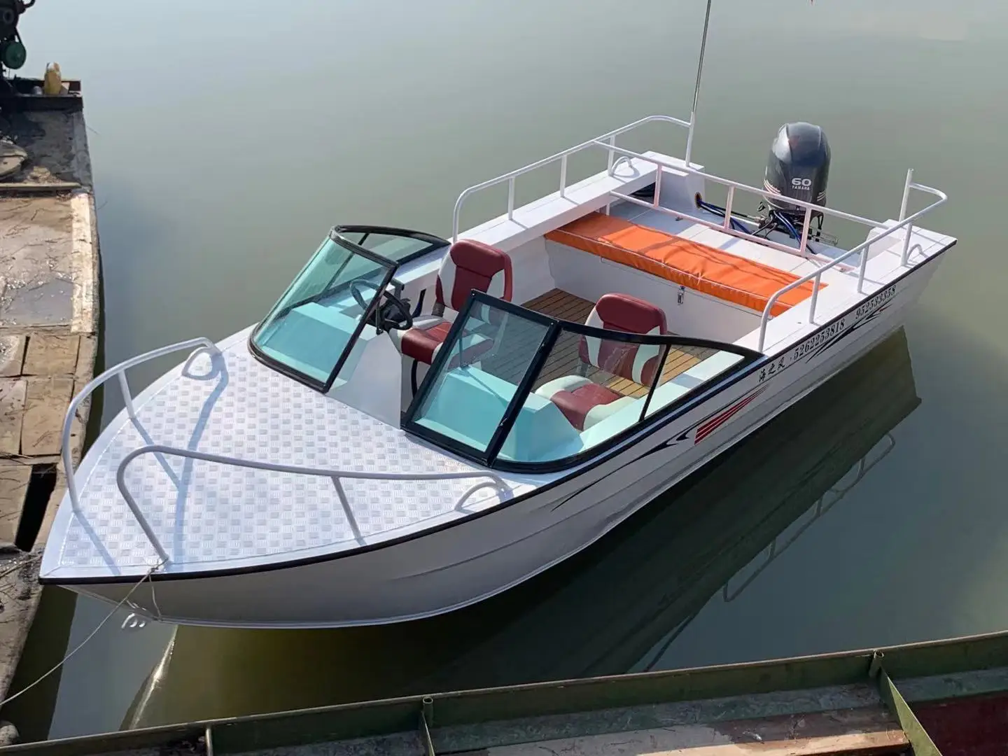 KAIP Luxo Alumínio Yacht 5.28M - Fishing Boat Fiberglass avaliação e preço