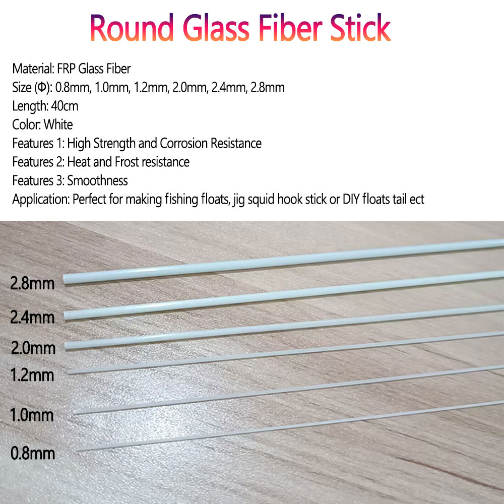 Bimoo 10/20 pçs 0.8mm ~ 2.8mm  - Fishing Boat Fiberglass avaliação e preço