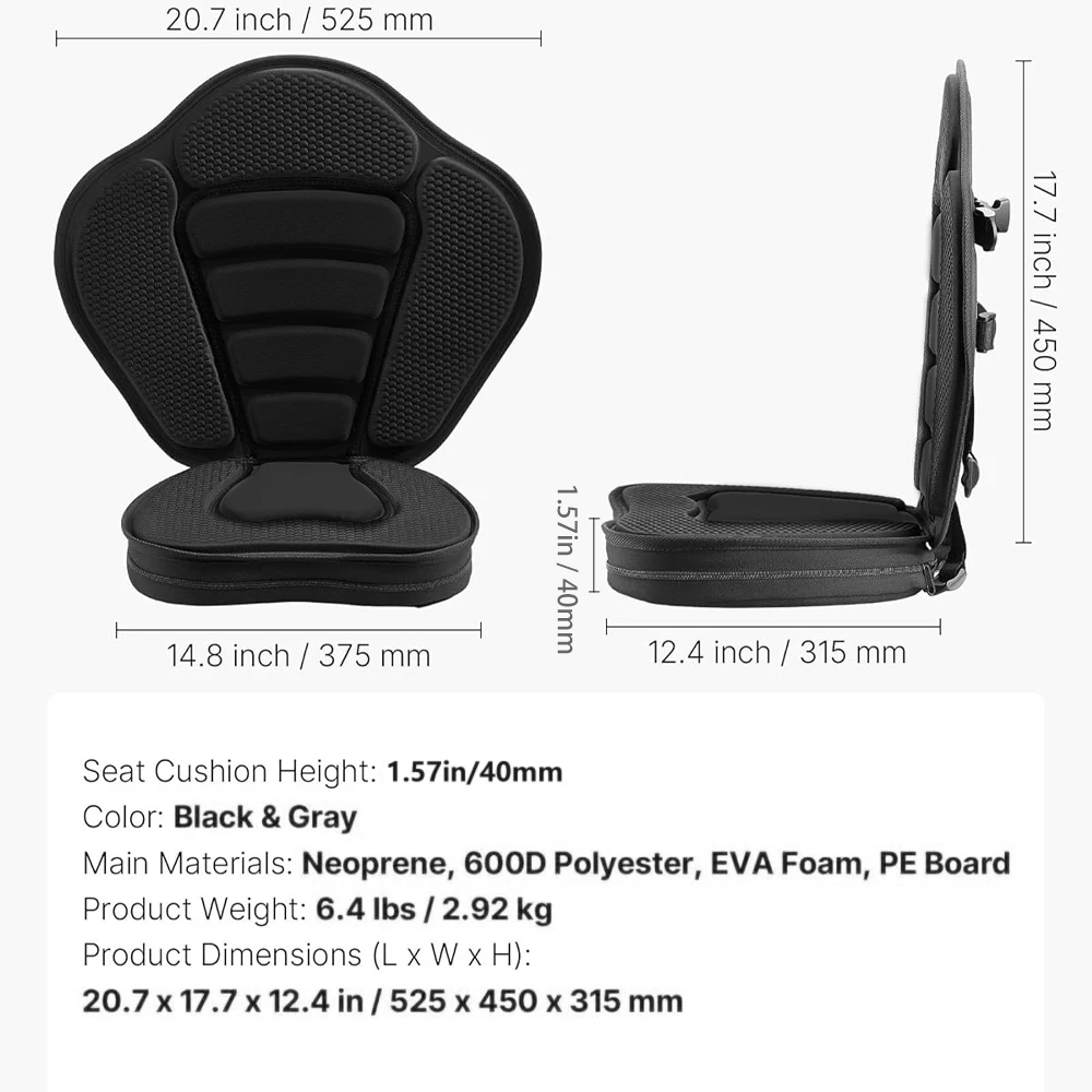 Assento para Caiaque, Acessóri - Fishing Boat Paddle avaliação e preço