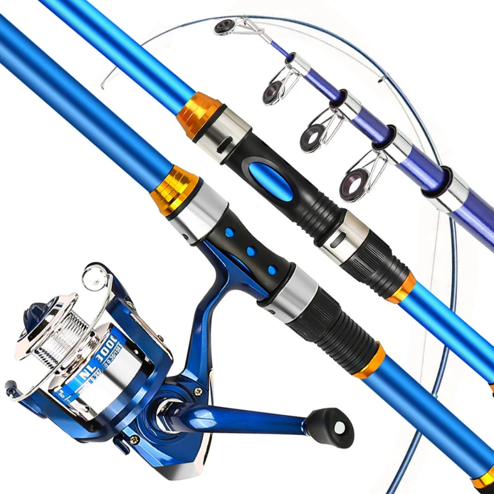 Conjunto de vara de pesca tele - Fishing Boat Fiberglass avaliação e preço